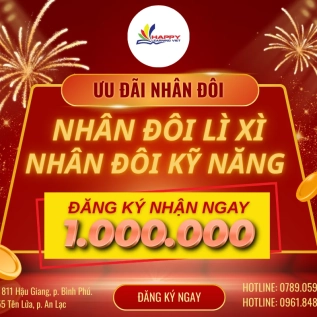 LÌ XÌ GẤP ĐÔI - NIỀM VUI NHÂN BỘI: CÙNG HAPPY LEARNING VIỆT KHỞI ĐẦU NĂM MỚI RỰC RỠ