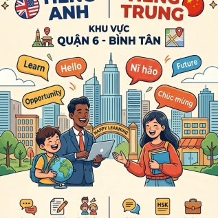 RỘN RÀNG TUYỂN SINH CÁC LỚP TIẾNG ANH - TIẾNG TRUNG TẠI QUẬN 6 & BÌNH TÂN | HAPPY LEARNING VIỆT