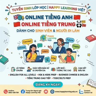 NÂNG TẦM SỰ NGHIỆP VỚI KHÓA HỌC TIẾNG ANH - TRUNG ONLINE DÀNH CHO SINH VIÊN VÀ NGƯỜI BẬN RỘN