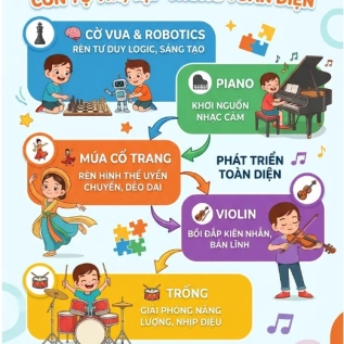 HAPPY LEARNING VIỆT: NƠI KHƠI NGUỒN TÀI NĂNG – GIÚP CON TỰ TIN VÀ TẬP TRUNG TOÀN DIỆN